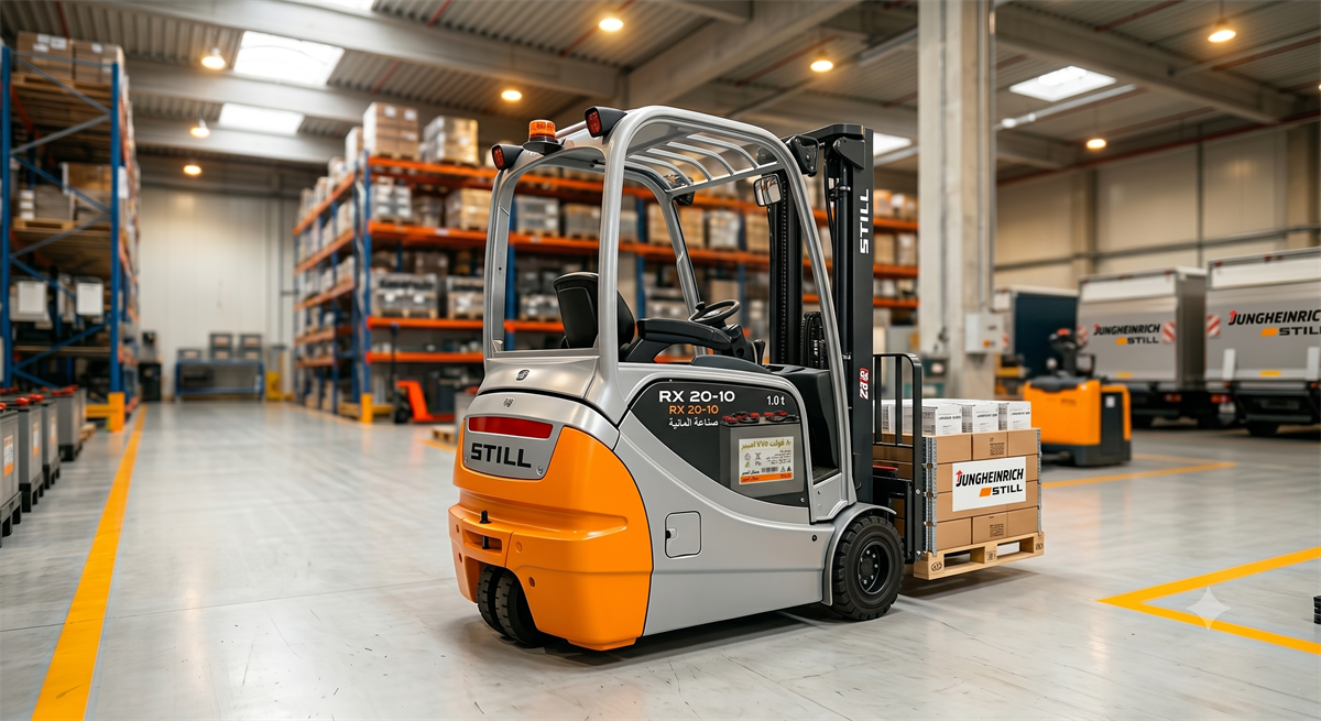 Electric Forklift and Traction Battery